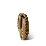 Gold Lambskin Pearly Wallet On Chain Flap Bag - Image 5