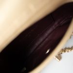 Gold Lambskin Pearly Wallet On Chain Flap Bag - Image 10