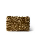 Gold Lambskin Pearly Wallet On Chain Flap Bag - Image 2