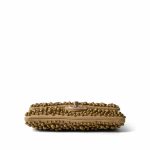 Gold Lambskin Pearly Wallet On Chain Flap Bag - Image 3