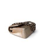 Gold Metallic Lambskin Quilted Classic Flap Medium Gold / Black - Image 8
