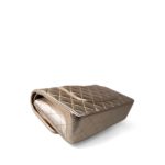 Gold Metallic Lambskin Quilted Classic Flap Medium Gold / Black - Image 13