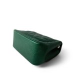 18S Emerald Green Mini Square Single Flap Light Gold Hardware - Image 8