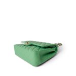 21P Green Caviar Quilted Classic Flap Medium Light Gold Hardware - Image 10