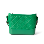 Green Aged Calfskin Quilted Hobo Gabrielle Bag Small Mixed Hardware - Image 8
