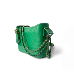 Green Aged Calfskin Quilted Hobo Gabrielle Bag Small Mixed Hardware - Image 14