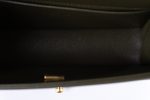 Khaki Green Lambskin Quilted Medium Boy Bag Aged Gold Hardware - Image 6