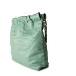 Light Green Small Calfskin Quilted 22 Hobo Bag w/ Antique Gold Hardware - Image 7