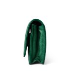 18S Emerald Green Caviar Quilted Wallet on Chain WOC - Image 4