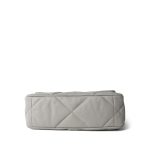 21A Grey Lambskin Quilted 19 Flap Mixed Hardware - Image 8