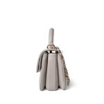 22B Grey Lambskin Quilted Trendy CC Small Light Gold Hardware - Image 2
