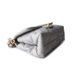Grey Lambskin Quilted Chain Top Handle Flap - Image 5