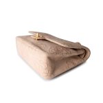 Ivory Canvas Camellia Classic Double Flap Gold Hardware Vintage - Image 5