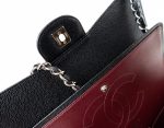 Jumbo Black Caviar Quilted Classic Flap Silver Hardware - Image 28