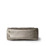 20A Metallic Aged Calfskin Quilted Small Coco Handle Light Gold Hardware - Image 12