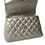 20A Metallic Aged Calfskin Quilted Small Coco Handle Light Gold Hardware - Image 13