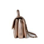 Metallic Lambskin Quilted Trendy CC Small - Image 3