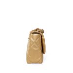 Metallic Goatskin Quilted 19 Flap Small Mixed Hardware - Image 4