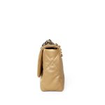 Metallic Goatskin Quilted 19 Flap Small Mixed Hardware - Image 3