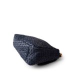 Navy Raffia Quilted 19 Flap Small Mixed Hardware - Image 7