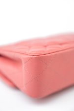 18S Pink Caviar Quilted Classic Flap Small Light Gold Hardware - Image 21