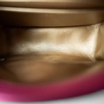 20S Pink Lambskin Quilted Pearl Crush Mini Aged Gold Hardware - Image 8