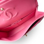 21C Pink Caviar Quilted Small Classic Flap Light Gold Hardware - Image 8