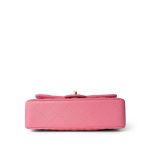 21P Pink Caviar Quilted Classic Flap Small Light Gold Hardware - Image 7