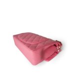 21P Pink Caviar Quilted Classic Flap Small Light Gold Hardware - Image 11