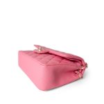 21P Pink Caviar Quilted Classic Flap Small Light Gold Hardware - Image 8