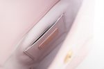 21S Light Pink / Rose Clair Calfskin Quilted All About Pearls Small Hobo Bag - Image 11