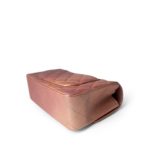 21S Metallic Rose Gold Grained Lambskin Quilted Mini Rectangular Flap - Image 3