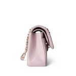 21S Rose Clair Caviar Quilted Classic Flap Small Light Gold Hardware - Image 10