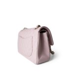 21S Rose Clair Caviar Quilted Classic Flap Small Light Gold Hardware - Image 14