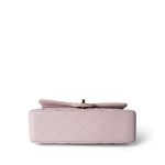 21S Rose Clair Caviar Quilted Classic Flap Small Light Gold Hardware - Image 16