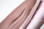 22P Light Pink Caviar Quilted Flap Phone Holder with Classic Chain LGHW - Image 3