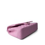 23P Pink Caviar Quilted Classic Flap Medium Light Gold Hardware - Image 8