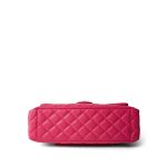 24C Maxi Travel Flap Pink Caviar Quilted Light Gold Hardware - Image 5