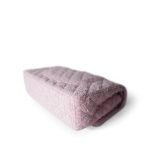 21S Pink Tweed Quilted Classic Flap Medium Light Gold Hardware - Image 7