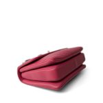 Dark Pink Chevron Trendy CC Light Gold Hardware - Image 9