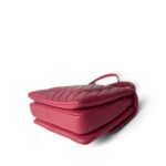 Dark Pink Chevron Trendy CC Light Gold Hardware - Image 11