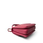 Dark Pink Chevron Trendy CC Light Gold Hardware - Image 12
