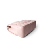 Light Pink Lambskin Quilted Jumbo Classic Flap Silver Hardware - Image 7