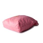 Medium Pink Calfskin Quilted 22 Hobo Bag Antique Gold Hardware - Image 6