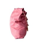 Medium Pink Calfskin Quilted 22 Hobo Bag Antique Gold Hardware - Image 8