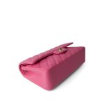 Pink Caviar Quilted Classic Flap Medium Light Gold Hardware - Image 12