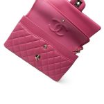 Pink Caviar Quilted Classic Flap Medium Light Gold Hardware - Image 11