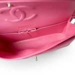 Pink Caviar Quilted Classic Flap Medium Light Gold Hardware - Image 13