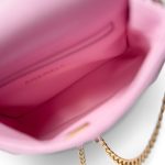 Pink Caviar Quilted Sweetheart Mini Flap Antique Gold Hardware - Image 6