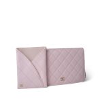 Travel Wallet on Chain Light Pink Caviar Quilted Light Gold Hardware - Image 10